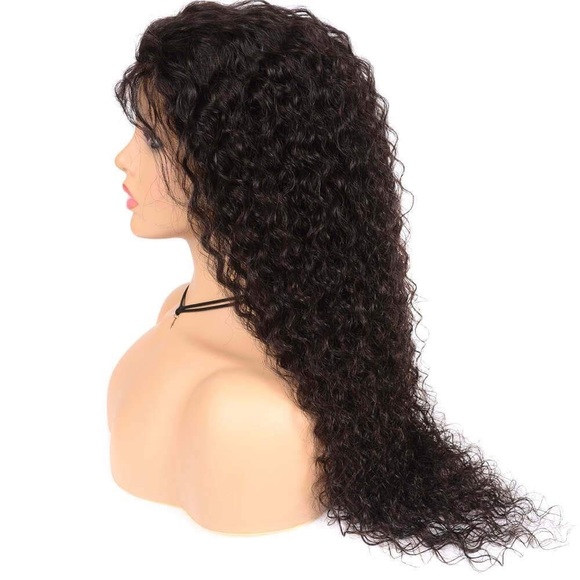 20” 100% HUMAN BRAZILIAN WATER WAVE LACE FRONT WIG